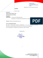 Gessy Del Pilar Abanto Tafur Administrador de Contratos: CARTA #13-2014-G-ECOMG Señores