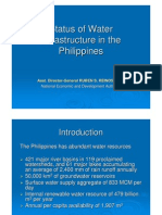 Status of Water Infrastructure in The Philippines