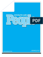 People Magazine Rate Card