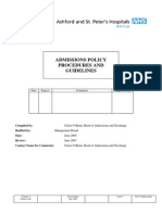 724 - Admissions Policy Procedure and Guidelines PDF