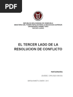 Tercer Lado de La Resolucion de Conflictos