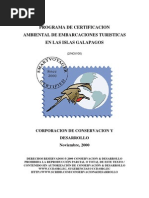 Normas Smart Voyager para Las Islas Galapagos Noviembre 2000, Make A Donation@ccd - Org.ec / Haga Una Donación