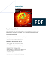 Características Del Sol