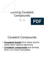 Naming Covalent Compounds