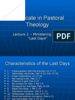 Pastoral Theology Lect 2