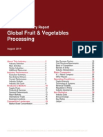 Global Fruit & Vegetables Processing: Ibisworld Industry Report