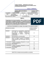 Microprocessadores e Microcontroladores