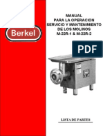 Manual D Usuario Molino M-22 R1 & R2