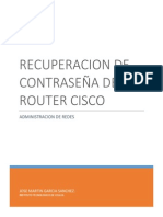 Recuperar Contraseña de Router Cisco