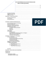 Format Skripsi - Table of Content