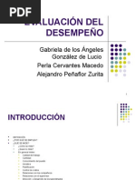 EVALUACIÓN DEL DESEMPEÑO - PPT