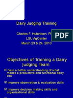 Dairy Judging