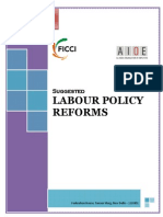 FICCI Note On Labour Policy Reforms