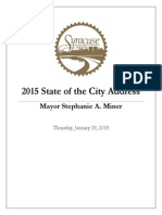 2015 State of The City Address