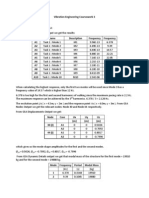 University of Sheffield - Structural Engineering Masters - Vibration Engineering Coursework 3 Solutions Alex Pavic Vibration Serviceability of Floors