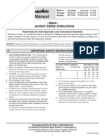 Schumacher Owner's Manual For SE-520MA, SE-5212A, SE-1275A