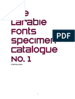 Manuale - Larabie Fonts Guide