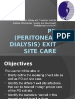 PD (Peritoneal Dialysis) Exit Site Care