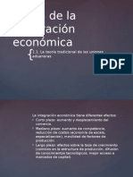 Teoria Tradicional de Las Uniones Aduaneras