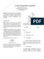 Logarithmic and Antilogarithmic Amplifier