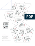 Calendário Dodecaédrico 2015 Vs