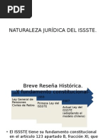 Naturaleza Jurídica Del Issste