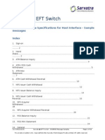 Sarvatra Switch Iso8583 Message Samples