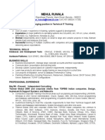 Mehul Ruwala Corporate IT Technical Trainer Resume