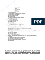 Food Safety Management System