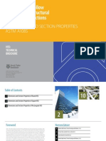 V3 ASTM Dimensioans Section Properties