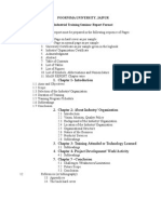 Chapter 1-Introduction: Poornima University, Jaipur Industrial Training Seminar Report Format