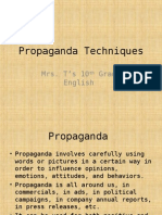 Propaganda Techniques