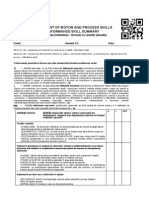 Assessment of Motor and Process Skills Rav. Rav