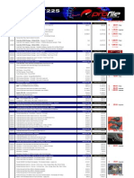 Focus ST225 2010 Retail Price List