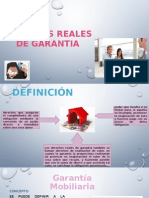 Derechos Reales de Garantia