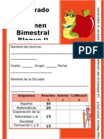 Examen 1er Grado - Bloque 2 (2014-2015)