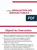 Externalisation Des Services Publics