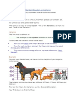 Standard Deviation and Variance