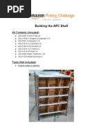 APC Shelf Assembly Instructions