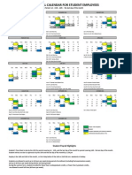 2015 Student Payroll Calendar