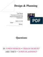 Urban Design and Planning