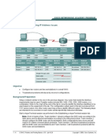 Lab 4.2.6 Troubleshooting IP Address Issues: Objective