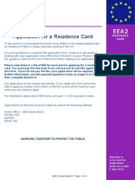 "Old" EEA 2 Residence Card Form