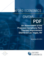 Assessment of Proposed Symphony Park Tourism Improvement District