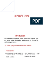 Hidrólisis