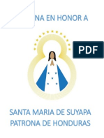 Novena en Honor A Nuestra Señora de Suyapa