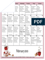 February Activity Schedule