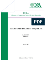 Securité Alimentaire Et Tracabilité