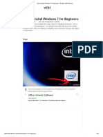 How To Install Windows 7 For Beginners - 16 Steps (With Pictures)