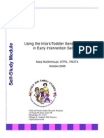 Using The Infant/Toddler Sensory Profile in Early Intervention Services